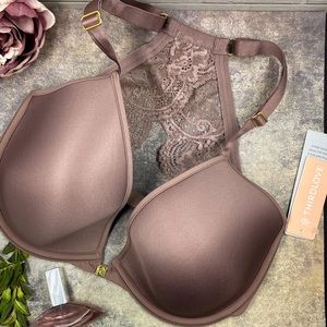 Front closure lace racerback - 32F/32DDD